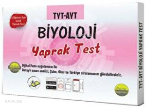 TYT-AYT Biyoloji Yaprak Testleri (Kutu Test 5 öğrenci için 5x48 Adet)