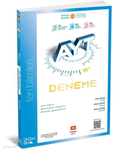 Üç Dört Beş Yayınları AYT 10'lu Fen Bilimleri Deneme