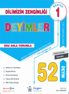 Üçgen Akademi Dilimizin Zenginliği Deyimler - 1. Seviye