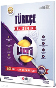 Ulti Yayınları 5. Sınıf Türkçe Haftalık Ödev Föyleri