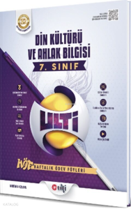 Ulti Yayınları 7. Sınıf Din Kültürü ve Ahlak Bilgisi Haftalık Ödev Föyleri