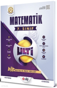 Ulti Yayınları 7. Sınıf Matematik Haftalık Ödev Föyleri