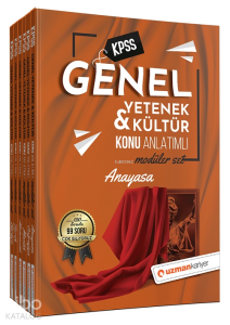 Uzman Kariyer Yayınları KPSS Genel Yetenek Genel Kültür Konu Anlatımlı Modüler Set
