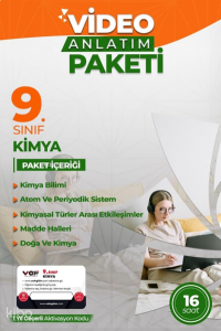 Vaf 09.Sınıf Aktivasyon Kartı Kimya - 2022