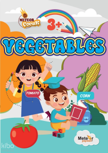 Vegetables (Sebzeler) ;Türkçe – İngilizce Boyama Kitabı