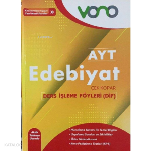 Vono Ayt Edebiyat Ders İşleme Föyleri