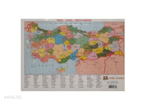 Yapboz 12 - Türkiye Haritası