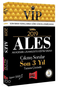 Yargı - Vıp Ales Son 3 Yıl Tamamı Çözümlü Çıkmış Sorular 2019 Yeni