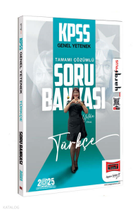 Yargı Yayınevi 2025 KPSS Genel Yetenek Tamamı Çözümlü Türkçe Soru Bankası