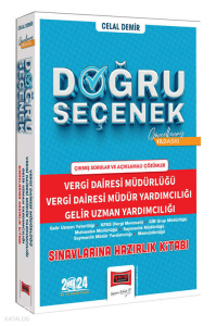 Yargı Yayınevi  (Doğru Seçenek) Vergi Dairesi Müdürlüğü, Vergi Dairesi Müdür Yardımcılığı, Gelir Uzman Yardımcılığı