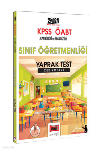 Yargı Yayınevi ÖABT Sınıf Öğretmenliği Çek Kopart Yaprak Test