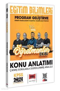 Yargı Yayınları 2024 KPSS Eğitim Bilimleri Öğretmenler Ekibi Program Geliştirme Konu Anlatımı