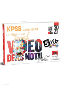 Yargı Yayınları 2024 KPSS Genel Kültür 5Yüz Tarih Video Ders Notları