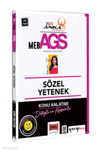 Yargı Yayınları 2025 MEB-AGS Anka Serisi Sözel Yetenek Konu Anlatımı
