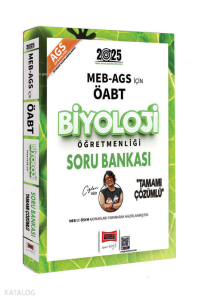 Yargı Yayınları 2025 MEB-AGS ÖABT Biyoloji Öğretmenliği Soru Bankası