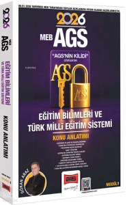Yargı Yayınları 2026 MEB-AGS Kilidi Eğitim Bilimleri ve Türk Milli Eğitim Sistemi Konu Anlatımı Modül 1