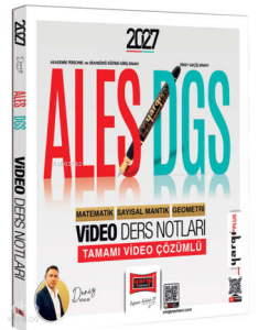 Yargı Yayınları 2027 ALES DGS Matematik Sayısal Mantık Geometri Video Ders Notları