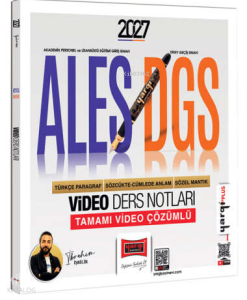 Yargı Yayınları 2027 ALES DGS Türkçe Paragraf - Sözcükte Anlam Sözel Mantık Video Ders Notları