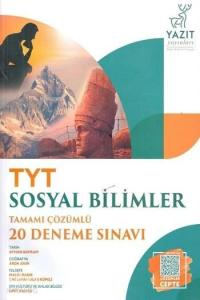 Yazıt Yayınları TYT Sosyal Bilimler Tamamı Çözümlü 20 Deneme Sınavı Yazıt 