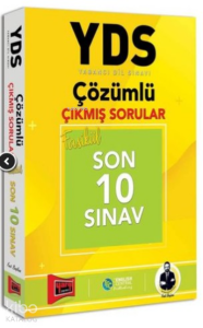 YDS Son 10 Sınav Fasikül Çözümlü Çıkmış Sorular