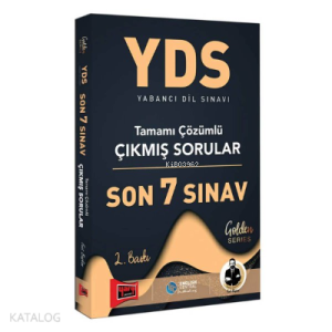 YDS Son 7 Sınav Tamamı Çözümlü Çıkmış Sorular Yargı Yayınları