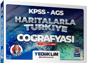 Yediiklim 2026 KPSS AGS Haritalarla Türkiye Coğrafyası Hem Konu Hem Soru