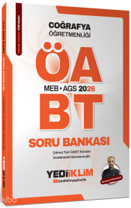 Yediiklim 2026 MEB AGS ÖABT Coğrafya Öğretmenliği Tamamı Çözümlü Soru Bankası