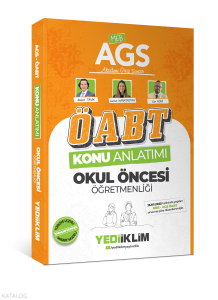 Yediiklim Yayınları 2026 MEB AGS ÖABT Okul Öncesi Öğretmenliği Konu Anlatımı