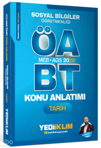 Yediiklim Yayınları 2026 MEB AGS ÖABT Sosyal Bilgiler Öğretmenliği Tarih Konu Anlatımı