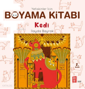 Yetişkinler İçin Boyama Kitabı; Kedi