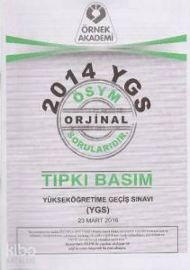 YGS 2014 Soru Kitapçığı Tıpkı Basım