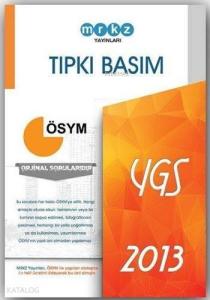 YGS Tıpkı Basım ÖSYM 2013 Deneme