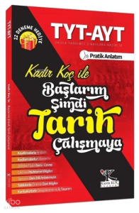 YKS TYT AYT Başlarım Şimdi Tarih Çalışmaya (22 Deneme İlaveli)