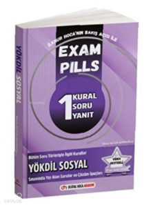 YÖKDİL Sosyal Exam Pills 1 Kural Soru Yanıt Dijital Hoca Akademi