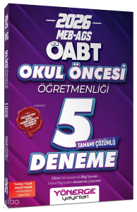 Yönerge 2026 ÖABT MEB-AGS Okul Öncesi Öğretmenliği 5 Deneme Çözümlü