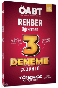 Yönerge ÖABT Rehber Öğretmen 3 Deneme Çözümlü