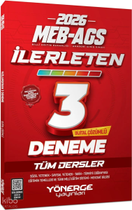 Yönerge Yayınları  2026 MEB-AGS Tüm Dersler İlerleten 3 Deneme Çözümlü