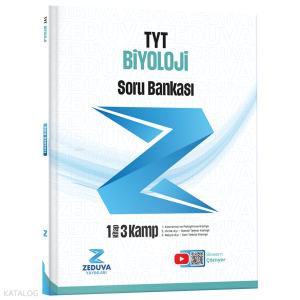 Zeduva Yayınları Biosem TYT Biyoloji 1 Kitap 3 Kamp Soru Bankası