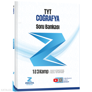 Zeduva Yayınları Coğrafyanın Kodları TYT Coğrafya 1 Kitap 3 Kamp Soru Bankası