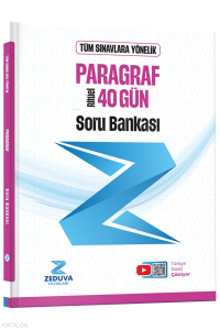 Zeduva Yayınları Türkçe Saati 40 Gün Ritüel Paragraf Soru Bankası