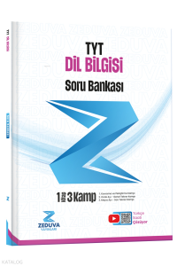 Zeduva Yayınları Türkçe Saati TYT Dil Bilgisi 1 Kitap 3 Kamp Soru Bankası