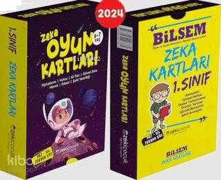 1. Sınıf Bilsem Zeka Kartları - 6-7 Yaş Zeka Oyun Kartları | benlikita