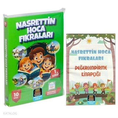 1. Sınıf Nasrettin Hoca Fıkraları Okuma Seti - 10 Kitap Takım - Değendirme Kitapçığı İlaveli