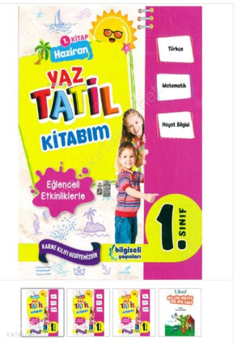 1. Sınıf Yaz Tatil Kitabım Bilgiseli Yayınları