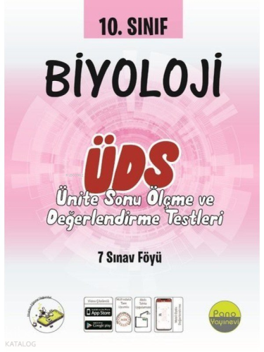 10. Sınıf Biyoloji Ünite Değerlendirme Sınavı (7 Sınav) | benlikitap.c
