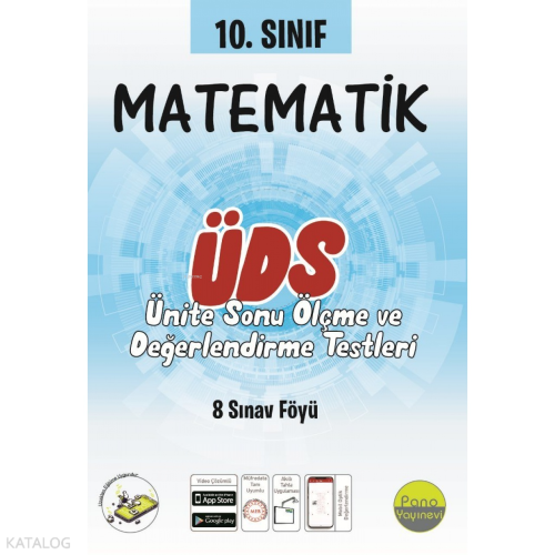 10. Sınıf Matematik Ünite Değerlendirme Sınavı (8 Sınav) | benlikitap.
