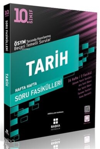 10. Sınıf Tarih Soru Fasikülleri 2 Fasikül