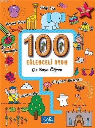 100 Eğlenceli Oyun - Çiz Boya Öğren | benlikitap.com