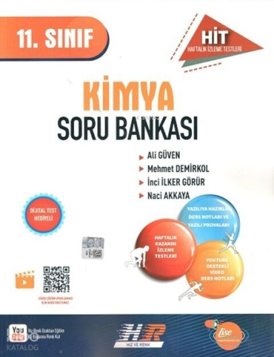 11.Sınıf Hız Ve Renk Hit S.B. Kimya - 2024 | benlikitap.com