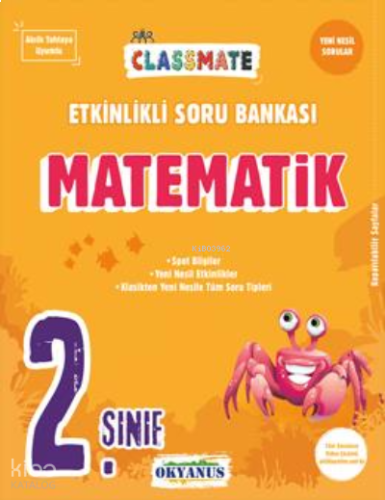 2. Sınıf Classmate Matematik Etkinlikli Soru Bankası | benlikitap.com